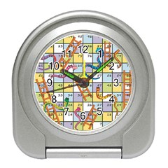 Snakes Ladders Game Board Travel Alarm Clocks