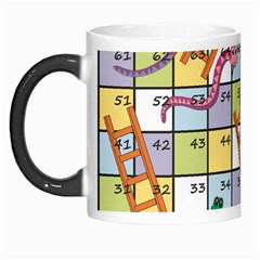 Snakes Ladders Game Board Morph Mugs by Mariart