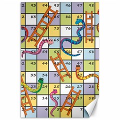 Snakes Ladders Game Board Canvas 20  X 30  