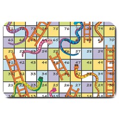 Snakes Ladders Game Board Large Doormat 