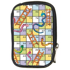 Snakes Ladders Game Board Compact Camera Cases by Mariart