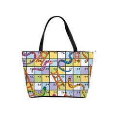 Snakes Ladders Game Board Shoulder Handbags