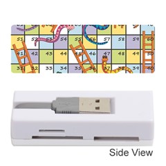 Snakes Ladders Game Board Memory Card Reader (stick)  by Mariart