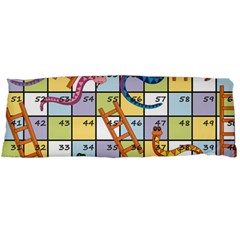 Snakes Ladders Game Board Body Pillow Case (dakimakura)