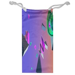 Triangle Wave Rainbow Jewelry Bag by Mariart