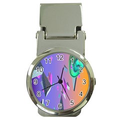 Triangle Wave Rainbow Money Clip Watches by Mariart