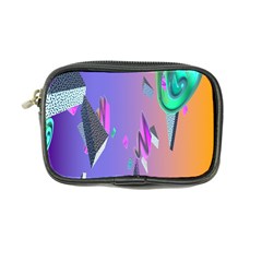 Triangle Wave Rainbow Coin Purse by Mariart