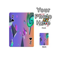 Triangle Wave Rainbow Playing Cards 54 (mini) 