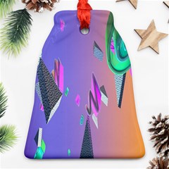 Triangle Wave Rainbow Ornament (bell)