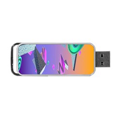 Triangle Wave Rainbow Portable Usb Flash (one Side) by Mariart