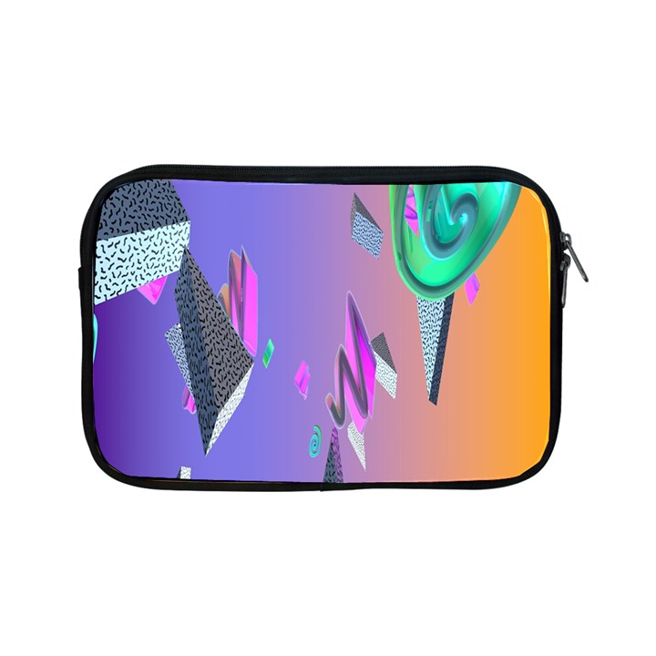 Triangle Wave Rainbow Apple iPad Mini Zipper Cases