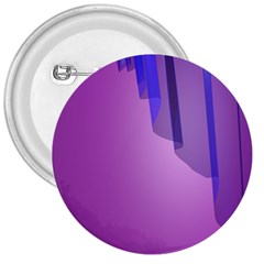 Verre Bleu Wave Chevron Waves Purple 3  Buttons