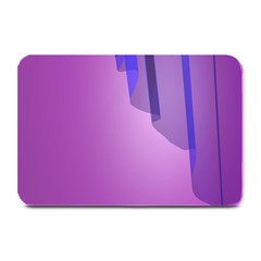 Verre Bleu Wave Chevron Waves Purple Plate Mats by Mariart