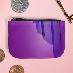 Verre Bleu Wave Chevron Waves Purple Mini Coin Purses by Mariart