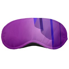 Verre Bleu Wave Chevron Waves Purple Sleeping Masks