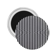 Vertical Lines Waves Wave Chevron Small Black 2 25  Magnets