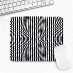 Vertical Lines Waves Wave Chevron Small Black Large Mousepads