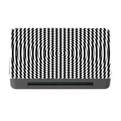 Vertical Lines Waves Wave Chevron Small Black Memory Card Reader With Cf by Mariart