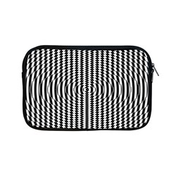 Vertical Lines Waves Wave Chevron Small Black Apple Macbook Pro 13  Zipper Case by Mariart