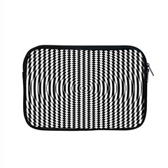 Vertical Lines Waves Wave Chevron Small Black Apple Macbook Pro 15  Zipper Case by Mariart