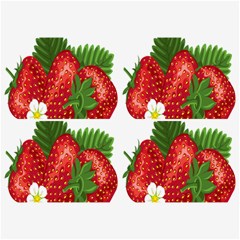 Strawberry Red Seed Leaf Green Belt Buckles by Mariart