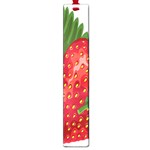 Strawberry Red Seed Leaf Green Large Book Marks Front