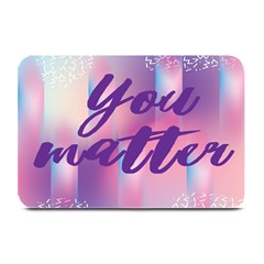 You Matter Purple Blue Triangle Vintage Waves Behance Feelings Beauty Plate Mats