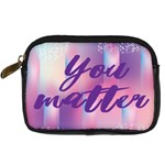 You Matter Purple Blue Triangle Vintage Waves Behance Feelings Beauty Digital Camera Cases Front