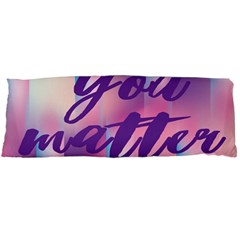 You Matter Purple Blue Triangle Vintage Waves Behance Feelings Beauty Body Pillow Case (dakimakura) by Mariart