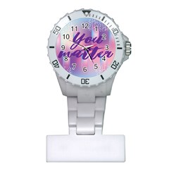 You Matter Purple Blue Triangle Vintage Waves Behance Feelings Beauty Plastic Nurses Watch by Mariart