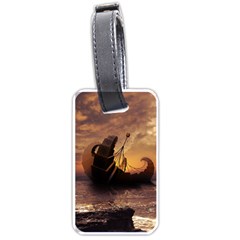 Steampunk Fractalscape, A Ship For All Destinations Luggage Tags (one Side) 