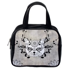 Wonderful Sugar Cat Skull Classic Handbags (one Side) by FantasyWorld7