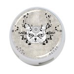 Wonderful Sugar Cat Skull 4-Port USB Hub (Two Sides)  Front