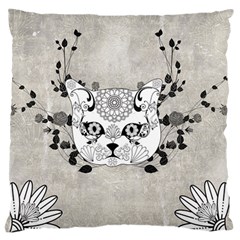 Wonderful Sugar Cat Skull Standard Flano Cushion Case (one Side) by FantasyWorld7