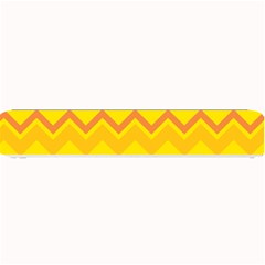 Zigzag (orange And Yellow) Small Bar Mats by berwies