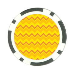 Zigzag (orange And Yellow) Poker Chip Card Guard (10 Pack) by berwies