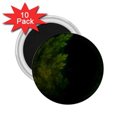 Beautiful Fractal Pines In The Misty Spring Night 2 25  Magnets (10 Pack)  by jayaprime