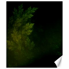 Beautiful Fractal Pines In The Misty Spring Night Canvas 20  X 24   by jayaprime