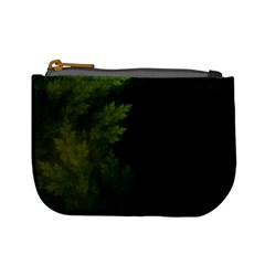 Beautiful Fractal Pines In The Misty Spring Night Mini Coin Purses by jayaprime