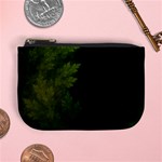 Beautiful Fractal Pines In The Misty Spring Night Mini Coin Purses Front