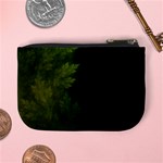 Beautiful Fractal Pines In The Misty Spring Night Mini Coin Purses Back