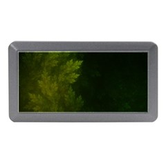 Beautiful Fractal Pines In The Misty Spring Night Memory Card Reader (mini) by jayaprime