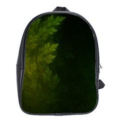 Beautiful Fractal Pines In The Misty Spring Night School Bags (xl)  by jayaprime