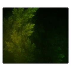 Beautiful Fractal Pines In The Misty Spring Night Double Sided Flano Blanket (small)  by jayaprime