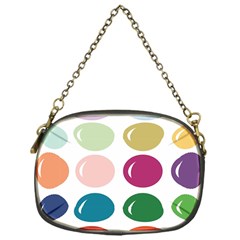 Brights Pastels Bubble Balloon Color Rainbow Chain Purses (one Side)  by Mariart