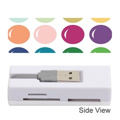 Brights Pastels Bubble Balloon Color Rainbow Memory Card Reader (stick) 