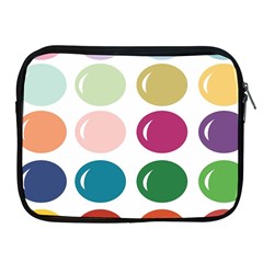 Brights Pastels Bubble Balloon Color Rainbow Apple Ipad 2/3/4 Zipper Cases by Mariart