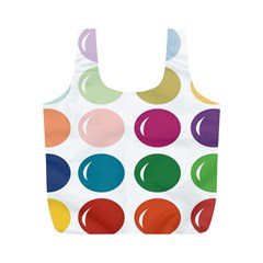 Brights Pastels Bubble Balloon Color Rainbow Full Print Recycle Bags (m)  by Mariart