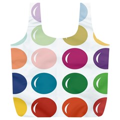 Brights Pastels Bubble Balloon Color Rainbow Full Print Recycle Bags (l)  by Mariart