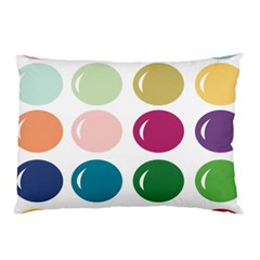 Brights Pastels Bubble Balloon Color Rainbow Pillow Case by Mariart